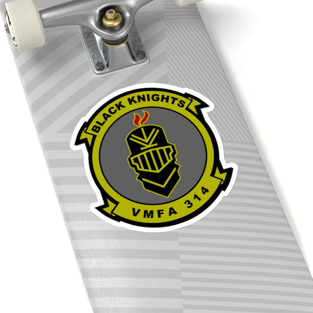 VMFA 314 Marine Fighter Attack Squadron 314 Black Knights (USMC) STICKER Vinyl Kiss-Cut Decal