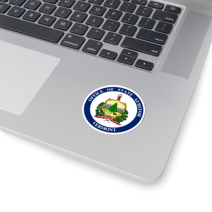 Seal of the State Auditor of Vermont - STICKER Vinyl Kiss-Cut Decal