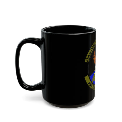 354th Comptroller Squadron (U.S. Air Force) Black Coffee Mug-The Sticker Space