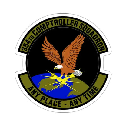 354th Comptroller Squadron (U.S. Air Force) STICKER Vinyl Kiss-Cut Decal - The Sticker Space