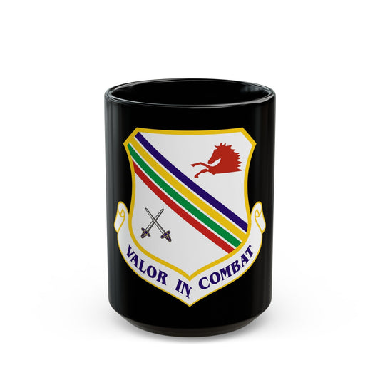 354th Fighter Wing (U.S. Air Force) Black Coffee Mug-15oz-The Sticker Space