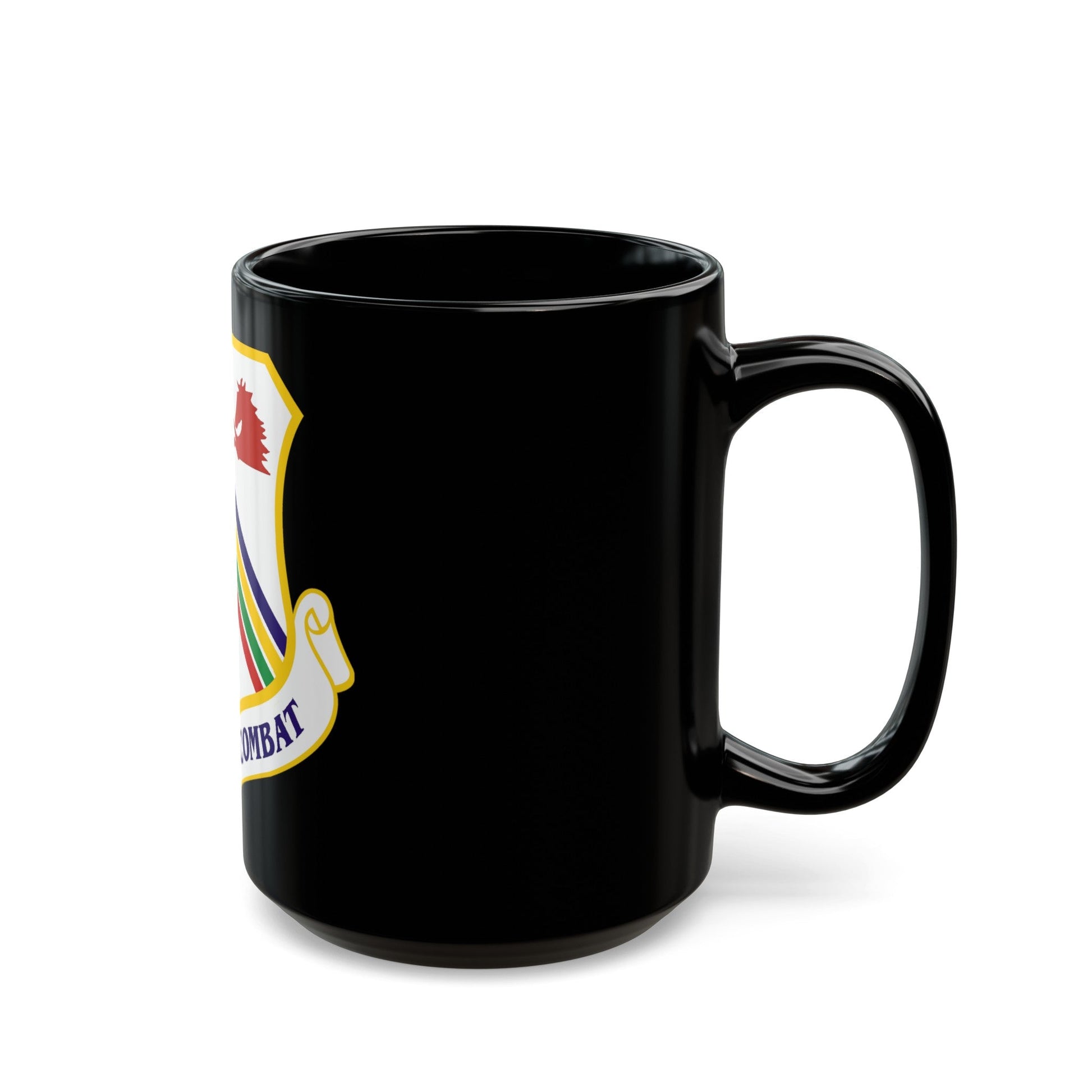 354th Fighter Wing (U.S. Air Force) Black Coffee Mug-The Sticker Space