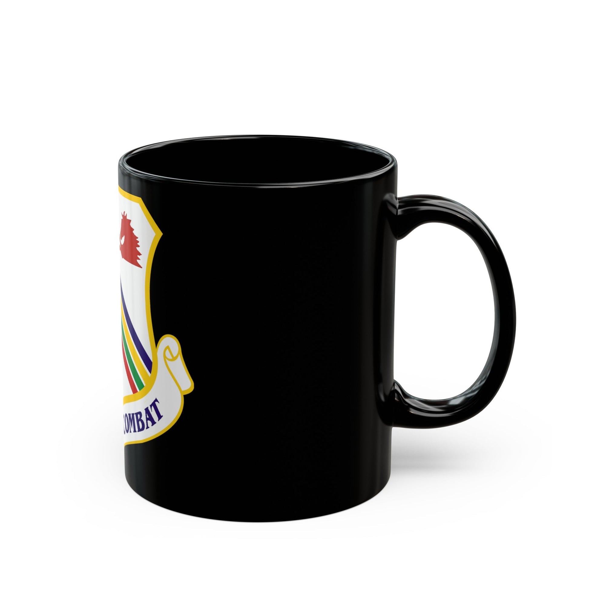 354th Fighter Wing (U.S. Air Force) Black Coffee Mug-The Sticker Space