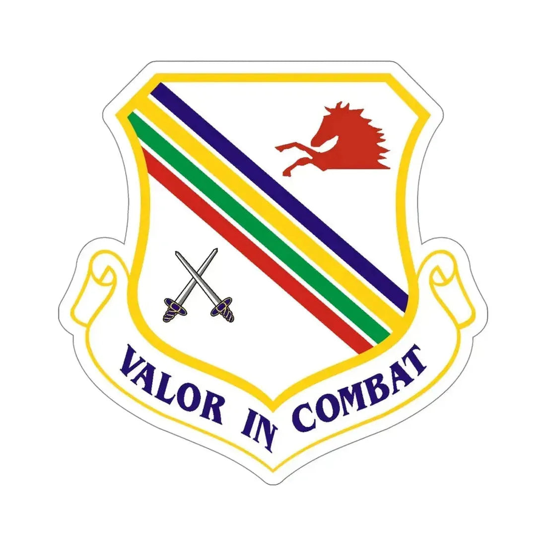 354th Fighter Wing (U.S. Air Force) STICKER Vinyl Die-Cut Decal 5 Inch - The Sticker Space