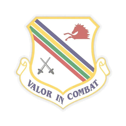 354th Fighter Wing (U.S. Air Force) STICKER Vinyl Kiss-Cut Decal 3 Inch Transparent - The Sticker Space