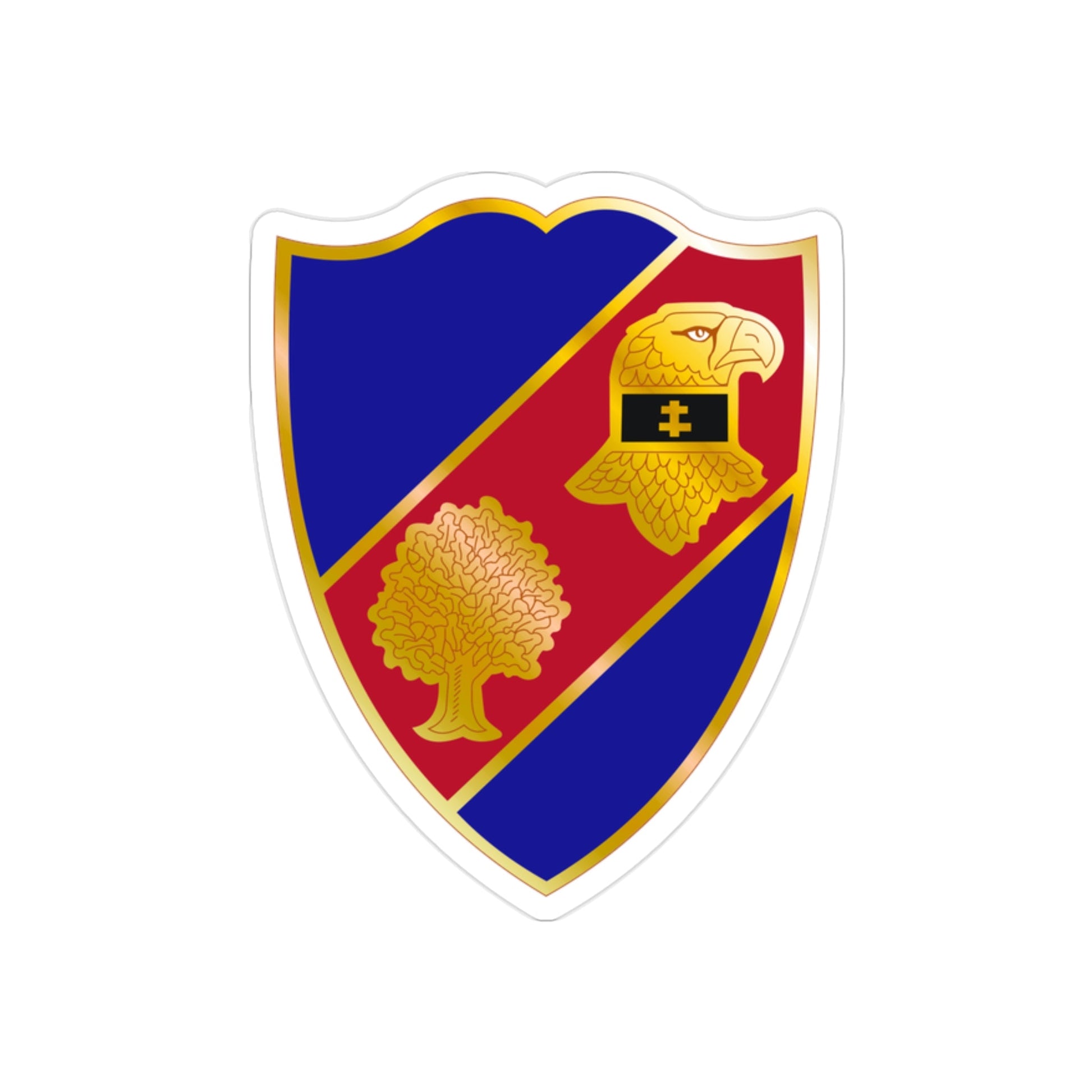 354th Infantry Regiment (U.S. Army) REVERSE PRINT Transparent STICKER-2" × 2"-The Sticker Space