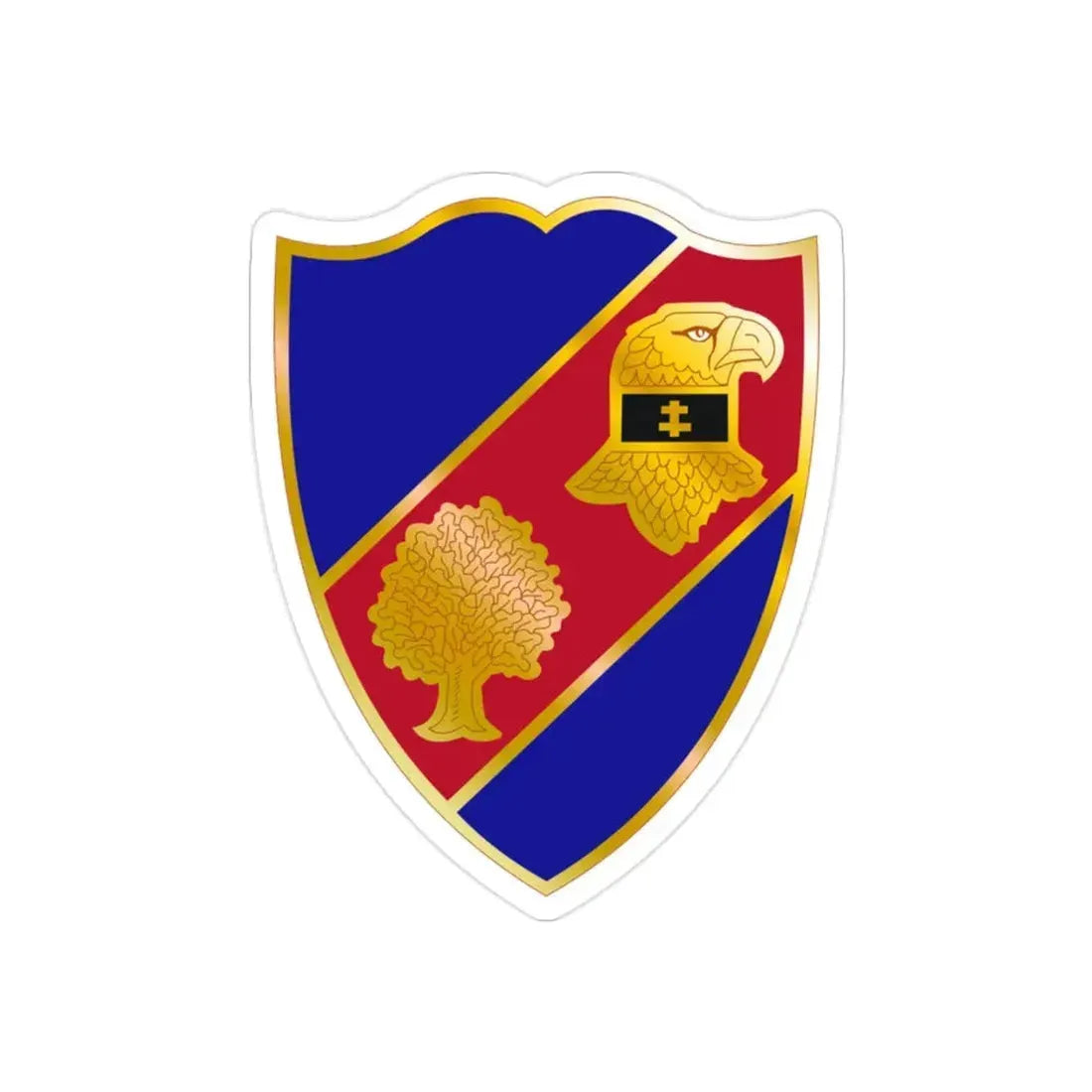 354th Infantry Regiment (U.S. Army) REVERSE PRINT Transparent Die-Cut STICKER - The Sticker Space