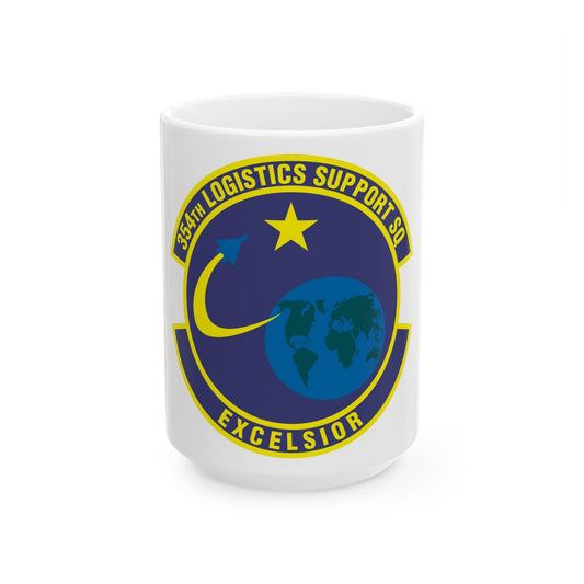 354th Logistics Support Squadron (U.S. Air Force) White Coffee Mug-15oz-The Sticker Space