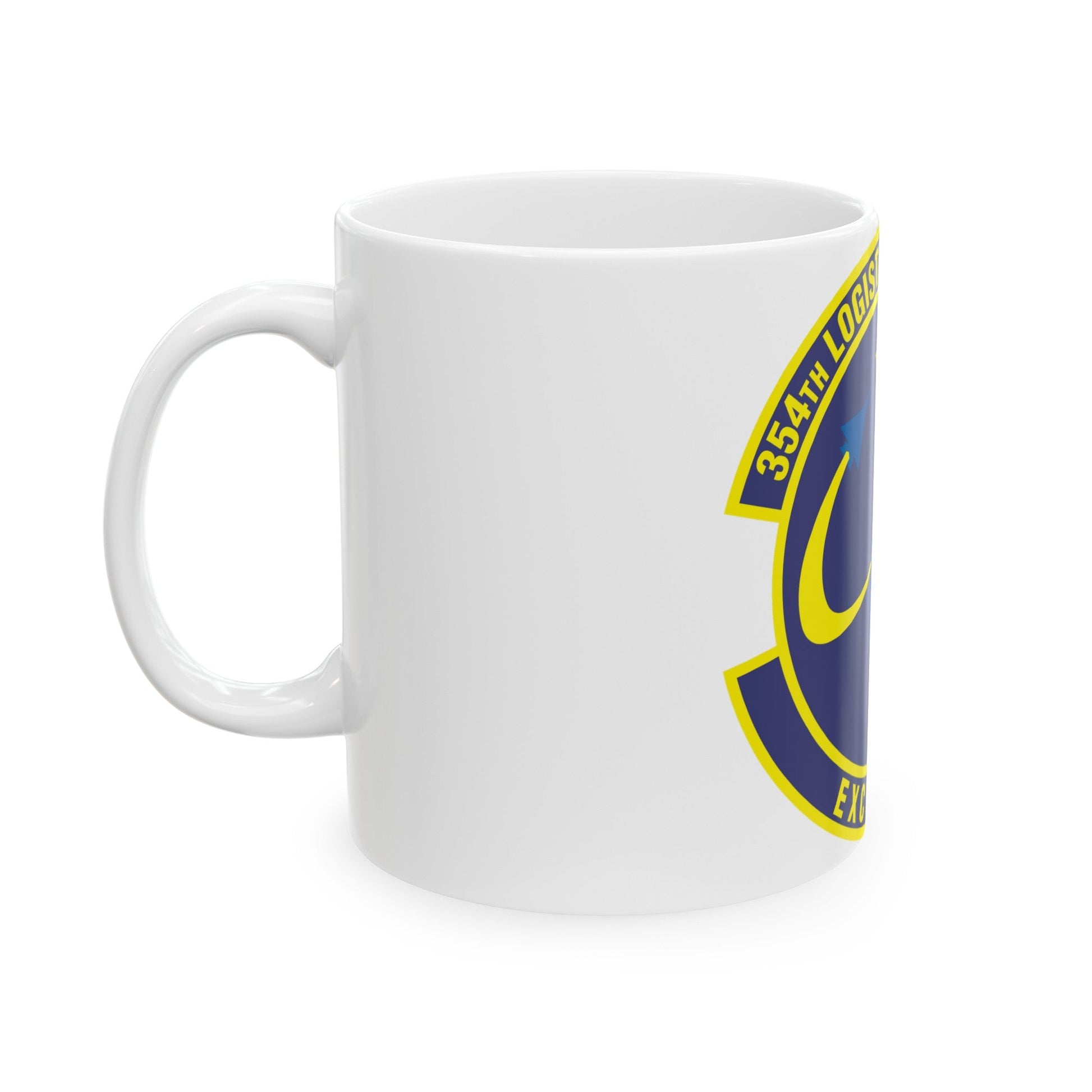 354th Logistics Support Squadron (U.S. Air Force) White Coffee Mug-The Sticker Space