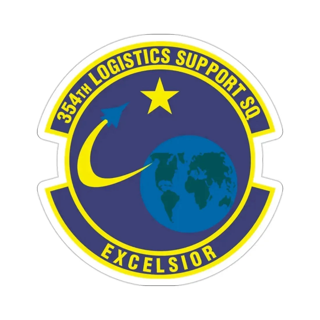 354th Logistics Support Squadron (U.S. Air Force) STICKER Vinyl Die-Cut Decal - The Sticker Space