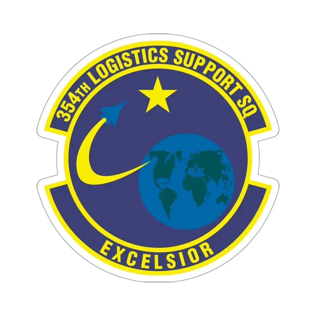 354th Logistics Support Squadron (U.S. Air Force) STICKER Vinyl Die-Cut Decal - The Sticker Space