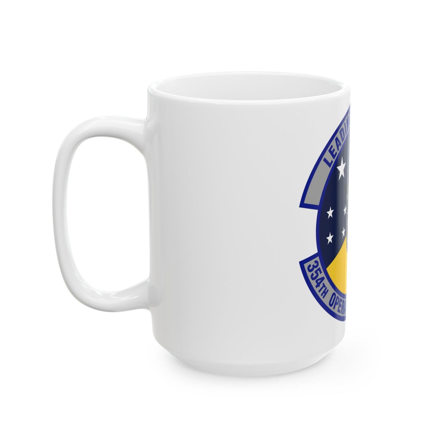 354th Operations Support Squadron (U.S. Air Force) White Coffee Mug-The Sticker Space