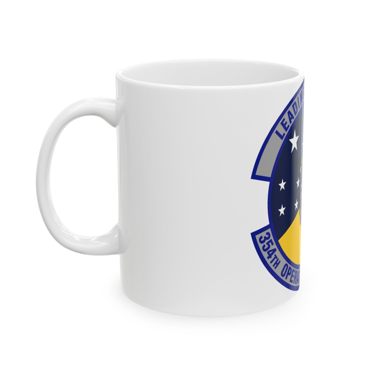 354th Operations Support Squadron (U.S. Air Force) White Coffee Mug-The Sticker Space