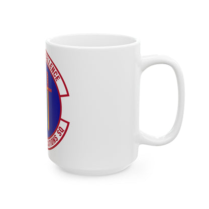 355 Communications Squadron ACC (U.S. Air Force) White Coffee Mug-The Sticker Space