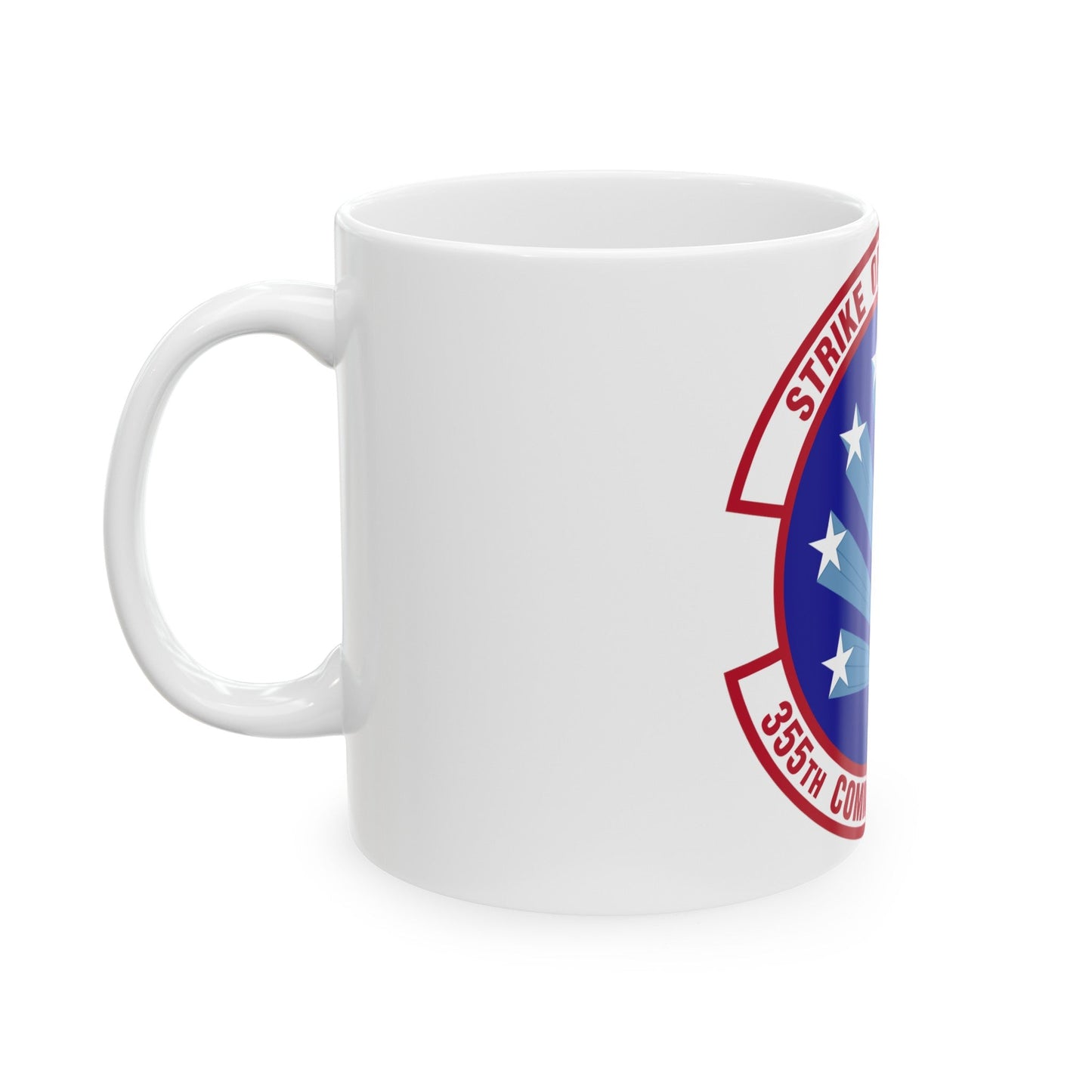 355 Communications Squadron ACC (U.S. Air Force) White Coffee Mug-The Sticker Space