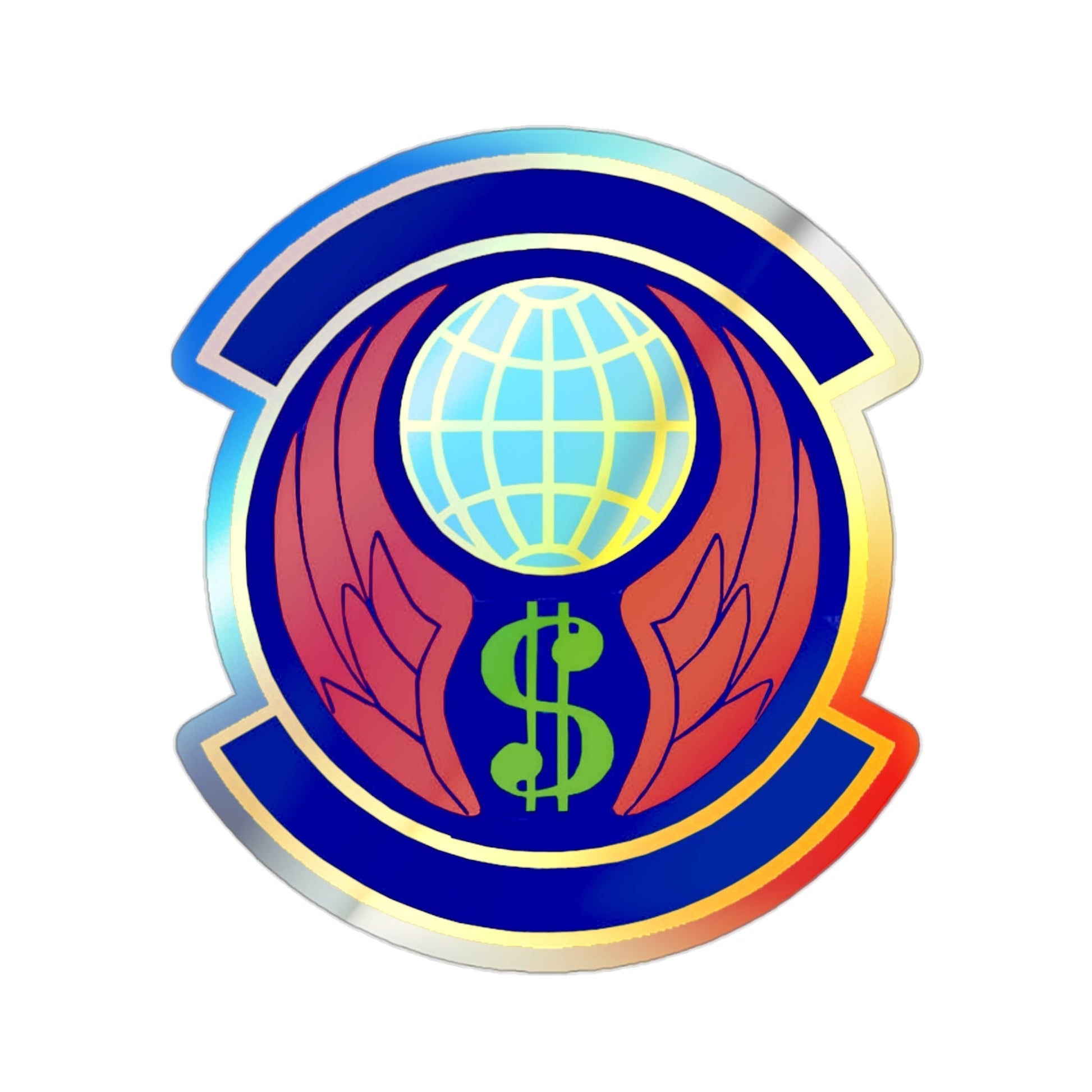 355 Comptroller Squadron ACC (U.S. Air Force) Holographic STICKER Die-Cut Vinyl Decal-2 Inch-The Sticker Space