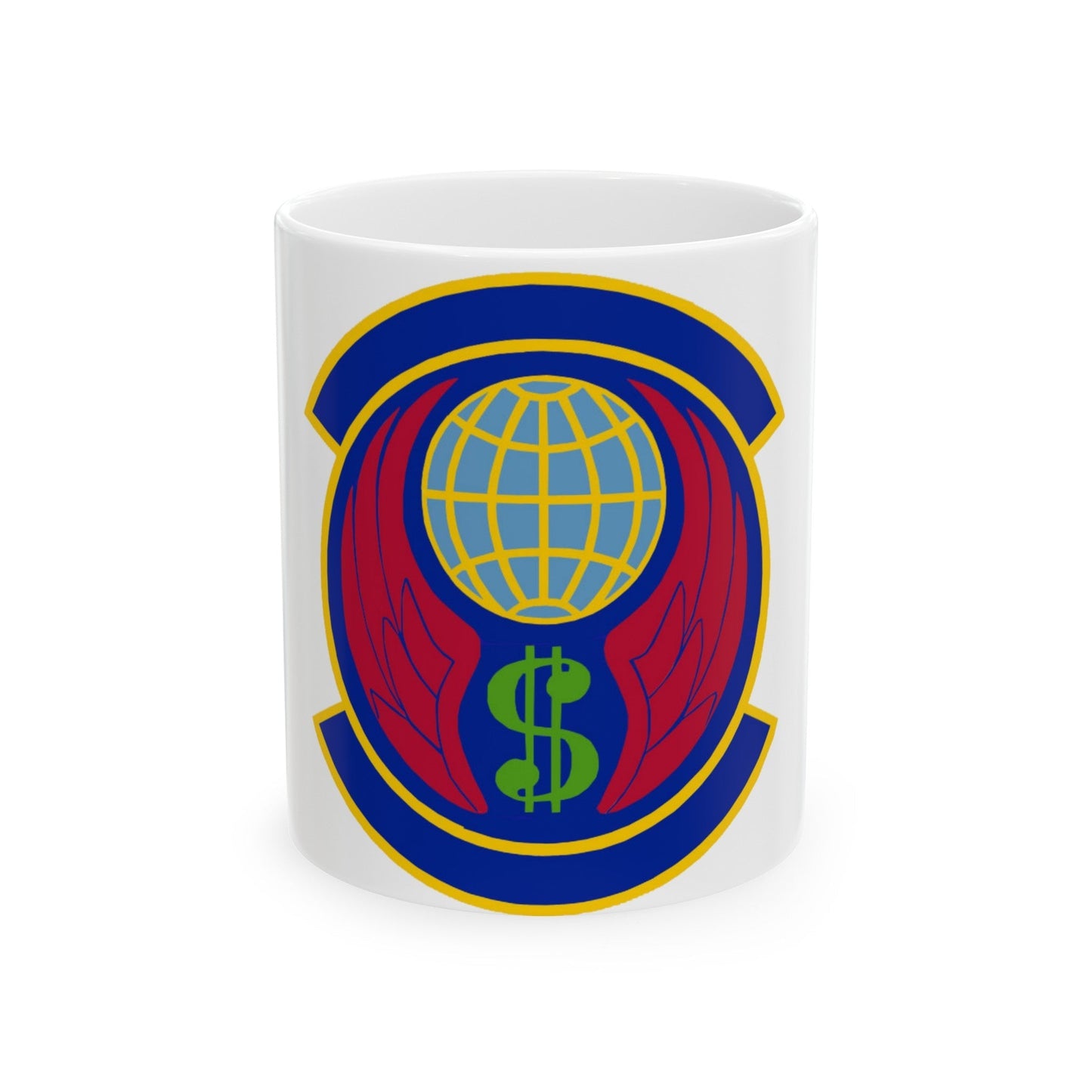 355 Comptroller Squadron ACC (U.S. Air Force) White Coffee Mug-11oz-The Sticker Space