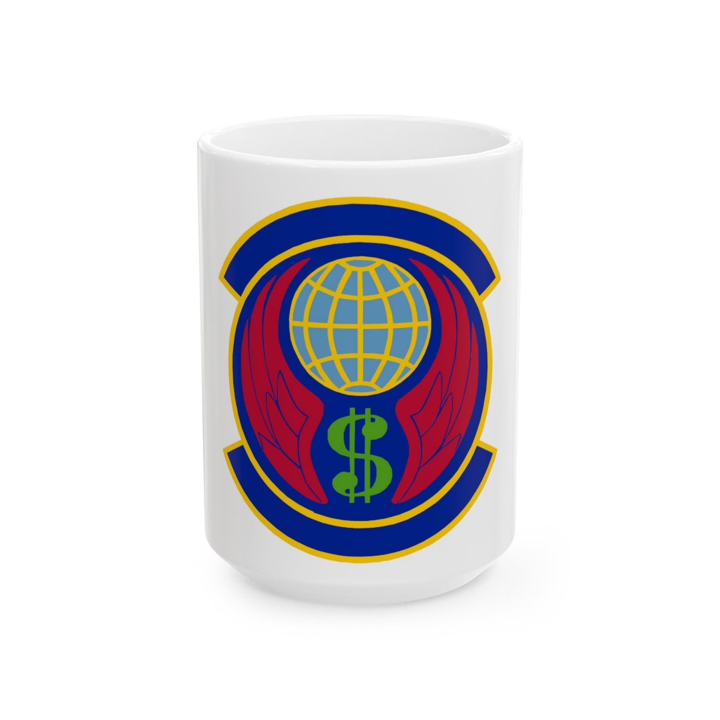 355 Comptroller Squadron ACC (U.S. Air Force) White Coffee Mug-15oz-The Sticker Space