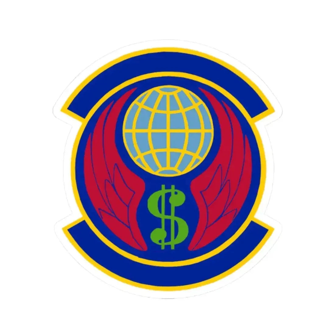 355 Comptroller Squadron ACC (U.S. Air Force) STICKER Vinyl Kiss-Cut Decal 2 Inch White - The Sticker Space