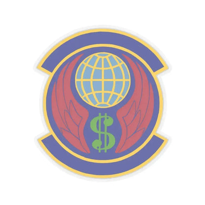 355 Comptroller Squadron ACC (U.S. Air Force) STICKER Vinyl Kiss-Cut Decal 4 Inch Transparent - The Sticker Space