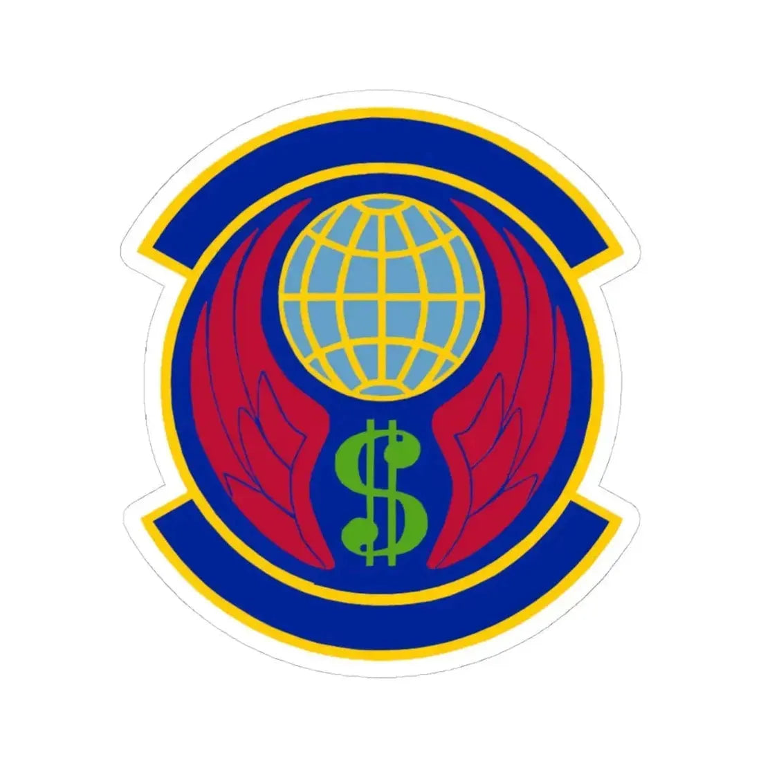 355 Comptroller Squadron ACC (U.S. Air Force) STICKER Vinyl Kiss-Cut Decal 4 Inch White - The Sticker Space