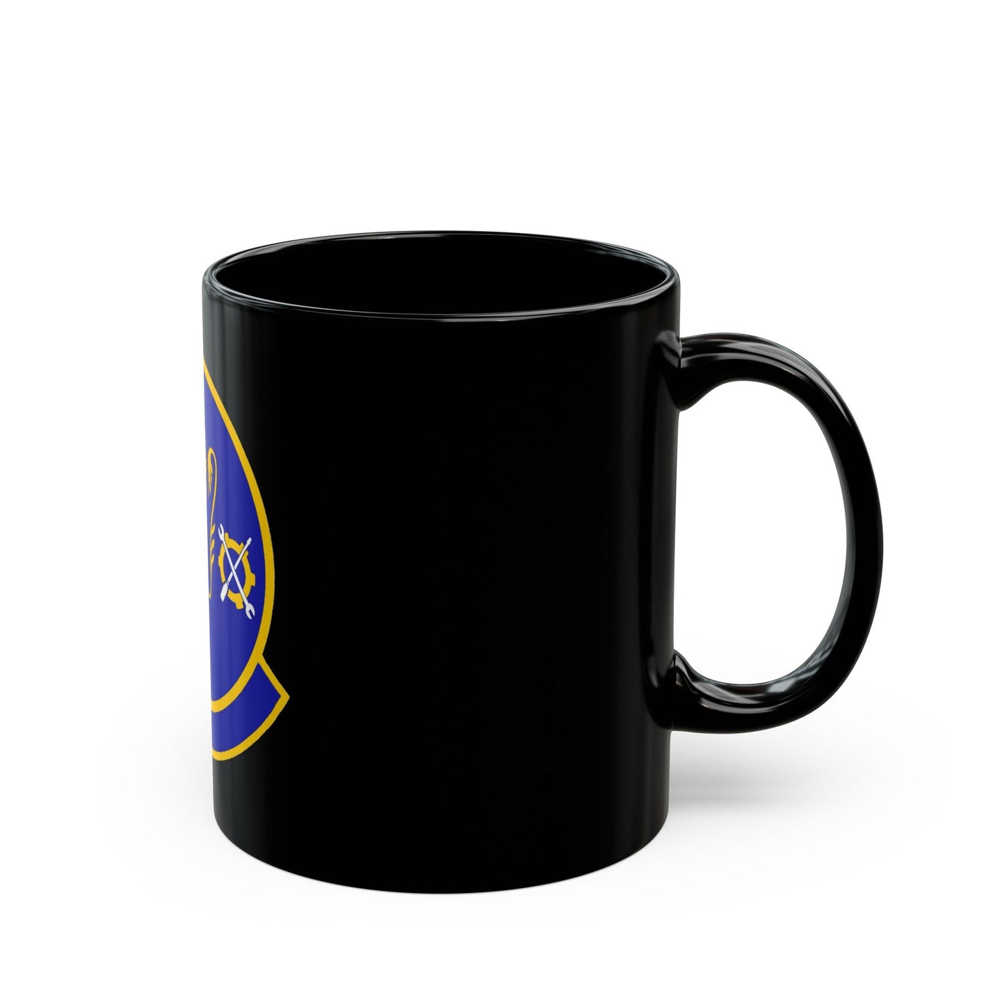 355 Equipment Maintenance Squadron ACC (U.S. Air Force) Black Coffee Mug-The Sticker Space