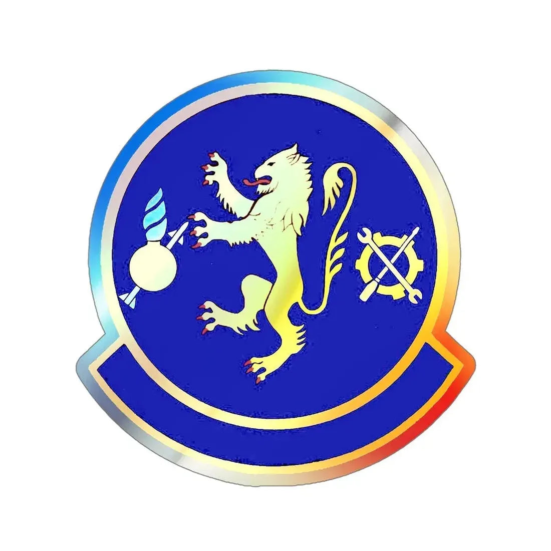 355 Equipment Maintenance Squadron ACC (U.S. Air Force) Holographic STICKER Die-Cut Vinyl Decal - The Sticker Space