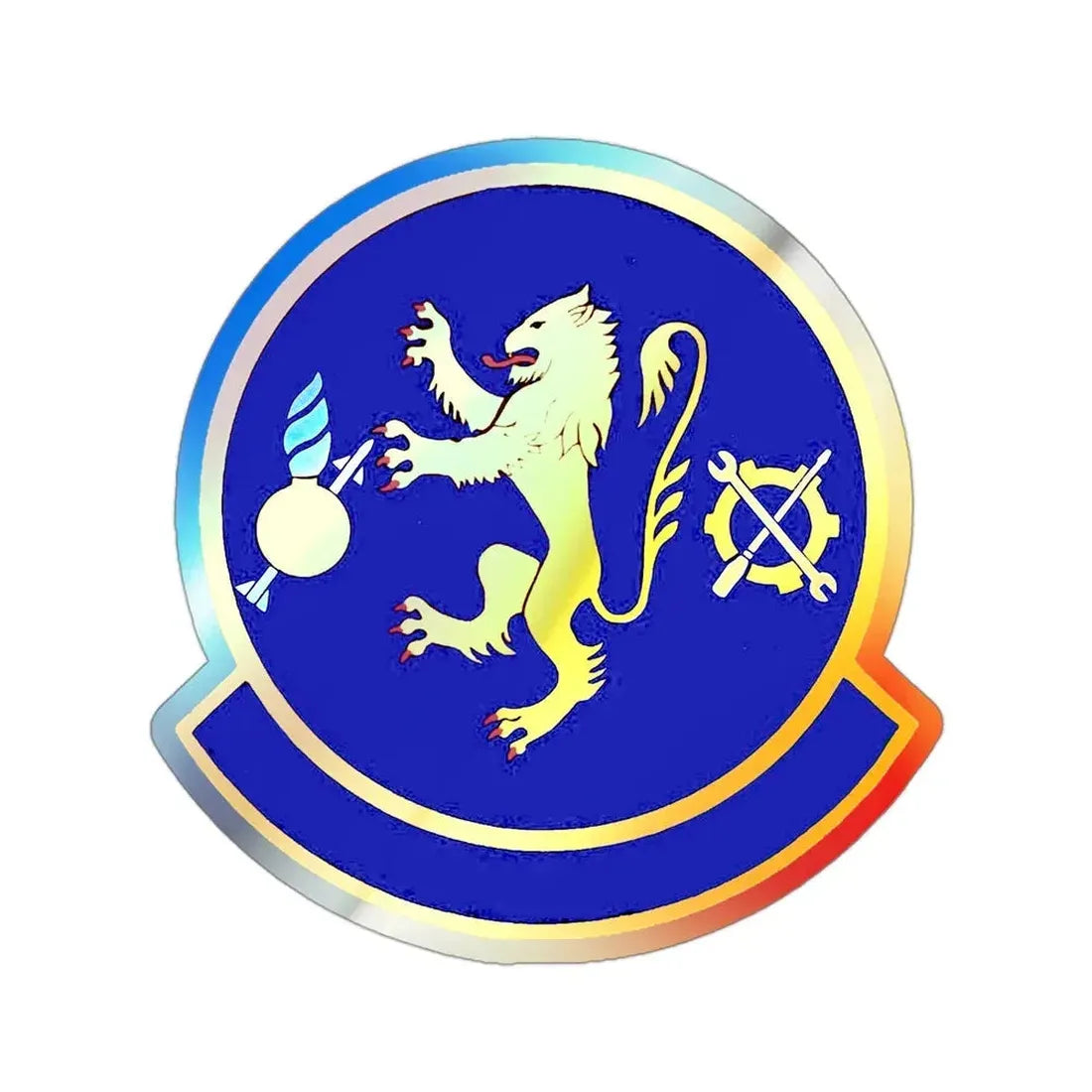 355 Equipment Maintenance Squadron ACC (U.S. Air Force) Holographic STICKER Die-Cut Vinyl Decal - The Sticker Space