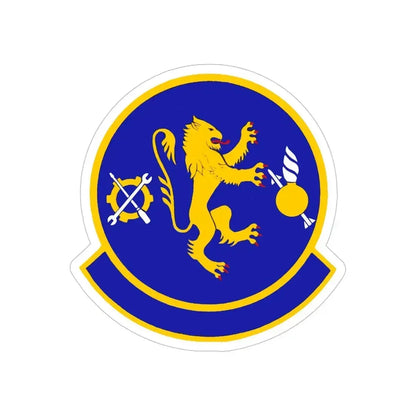 355 Equipment Maintenance Squadron ACC (U.S. Air Force) REVERSE PRINT Transparent Die-Cut STICKER - The Sticker Space