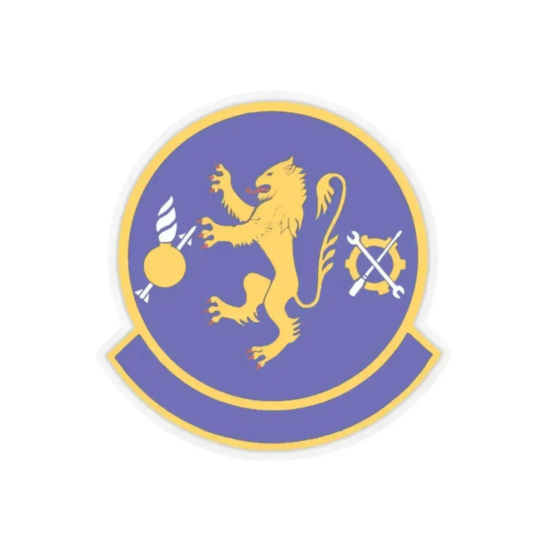 355 Equipment Maintenance Squadron ACC (U.S. Air Force) STICKER Vinyl Kiss-Cut Decal 2 Inch Transparent - The Sticker Space