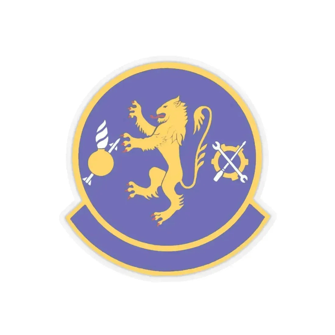 355 Equipment Maintenance Squadron ACC (U.S. Air Force) STICKER Vinyl Kiss-Cut Decal 3 Inch Transparent - The Sticker Space