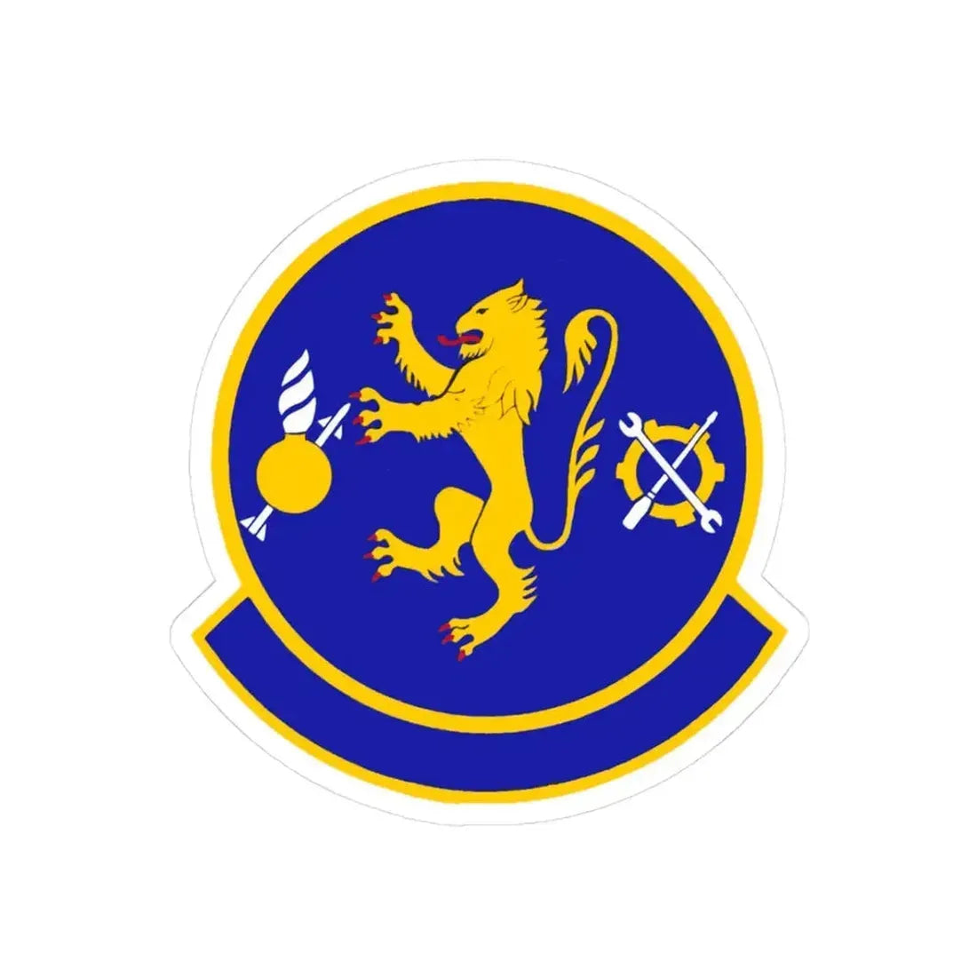 355 Equipment Maintenance Squadron ACC (U.S. Air Force) STICKER Vinyl Kiss-Cut Decal 3 Inch White - The Sticker Space