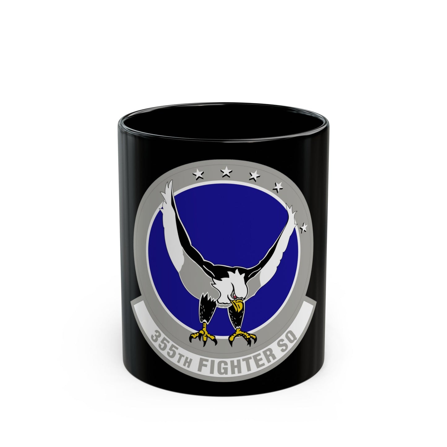 355 Fighter Squadron PACAF (U.S. Air Force) Black Coffee Mug-11oz-The Sticker Space