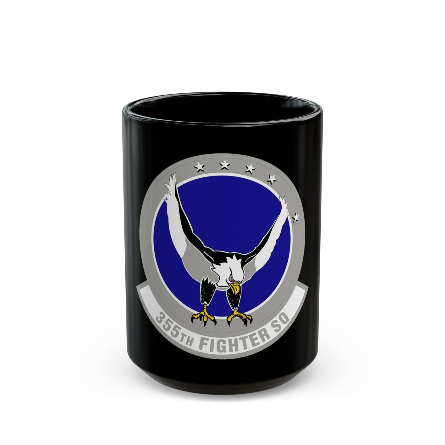 355 Fighter Squadron PACAF (U.S. Air Force) Black Coffee Mug-15oz-The Sticker Space