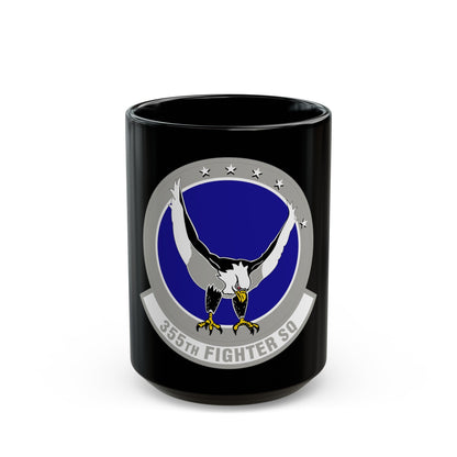 355 Fighter Squadron PACAF (U.S. Air Force) Black Coffee Mug-15oz-The Sticker Space