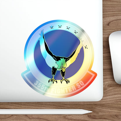 355 Fighter Squadron PACAF (U.S. Air Force) Holographic STICKER Die-Cut Vinyl Decal-The Sticker Space