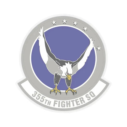 355 Fighter Squadron PACAF (U.S. Air Force) STICKER Vinyl Kiss-Cut Decal 6 Inch Transparent - The Sticker Space
