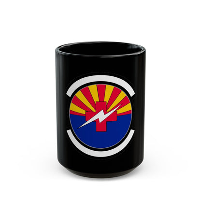 355 Healthcare Operations Squadron ACC (U.S. Air Force) Black Coffee Mug-15oz-The Sticker Space