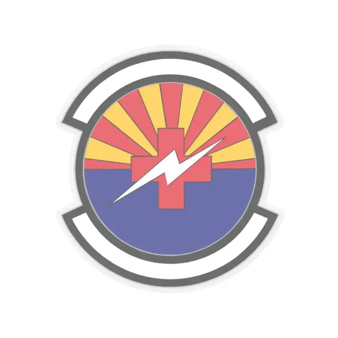 355 Healthcare Operations Squadron ACC (U.S. Air Force) STICKER Vinyl Kiss-Cut Decal 2 Inch Transparent - The Sticker Space