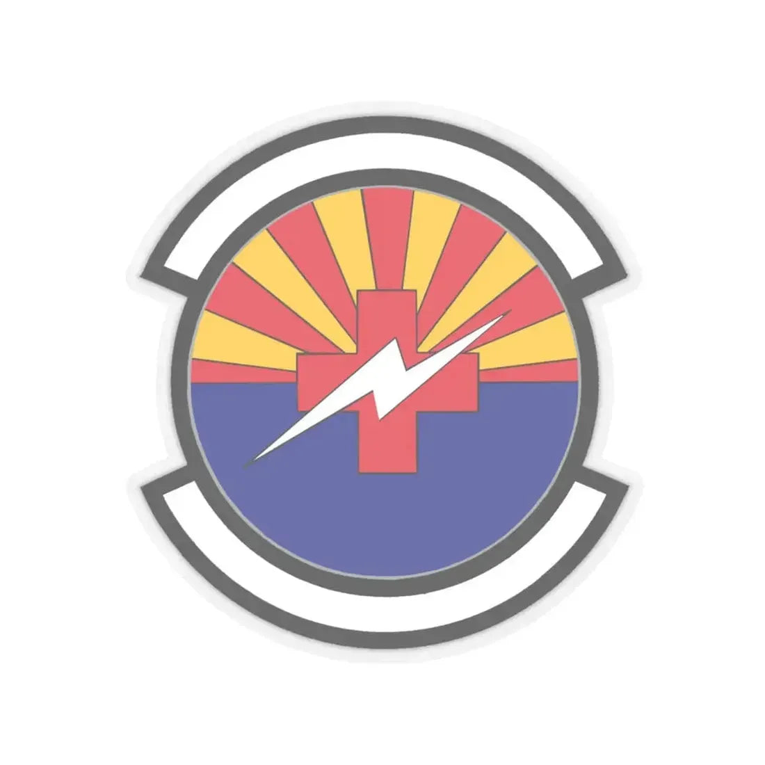 355 Healthcare Operations Squadron ACC (U.S. Air Force) STICKER Vinyl Kiss-Cut Decal 6 Inch Transparent - The Sticker Space