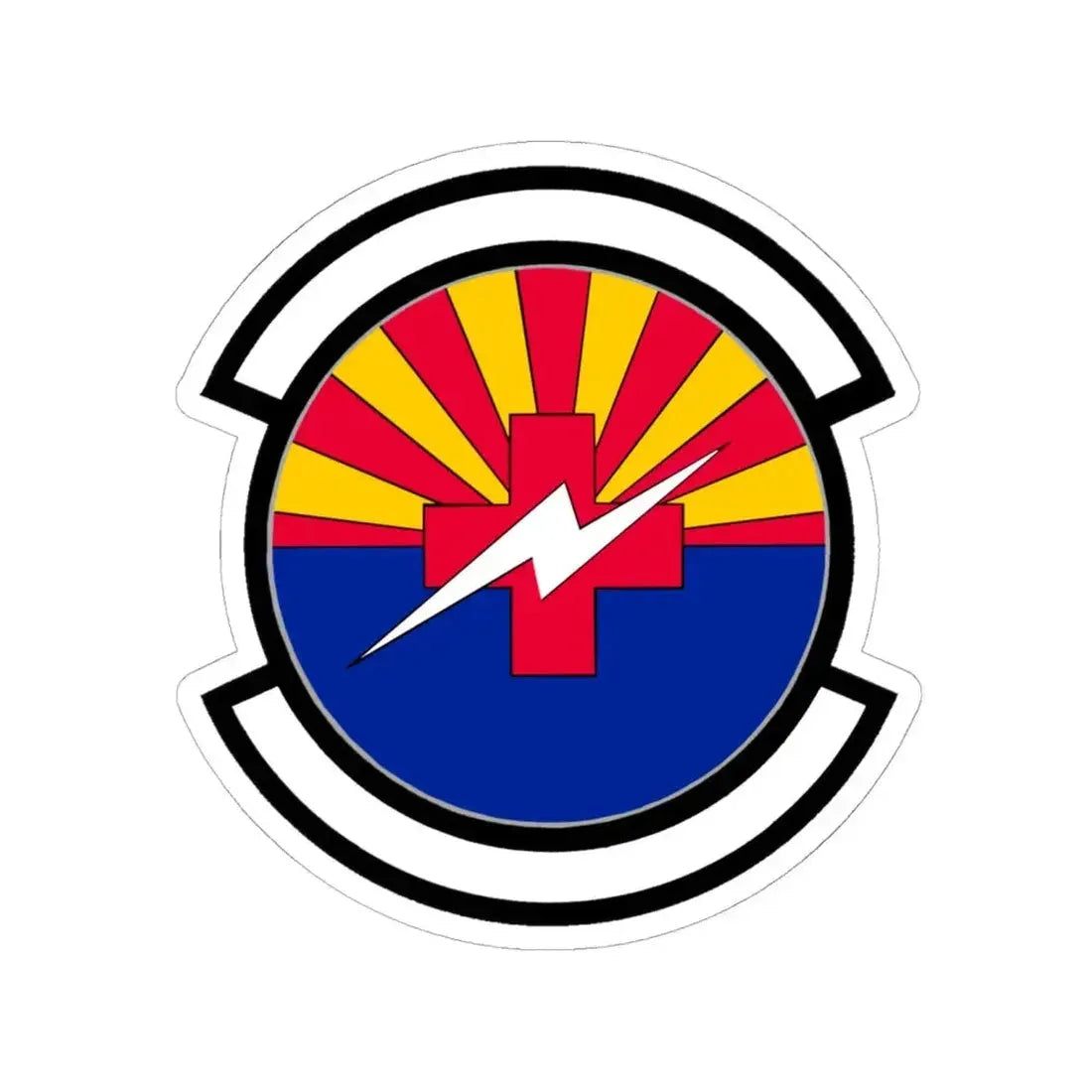 355 Healthcare Operations Squadron ACC (U.S. Air Force) STICKER Vinyl Kiss-Cut Decal 6 Inch White - The Sticker Space