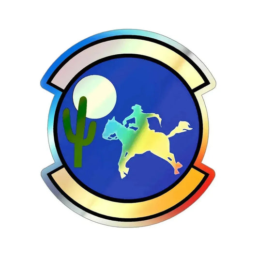 355 Logistics Readiness Squadron ACC (U.S. Air Force) Holographic STICKER Die-Cut Vinyl Decal 6 Inch Holographic - The Sticker Space