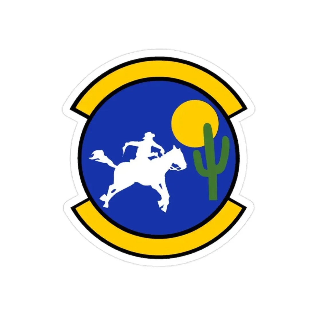 355 Logistics Readiness Squadron ACC (U.S. Air Force) REVERSE PRINT Transparent Die-Cut STICKER - The Sticker Space