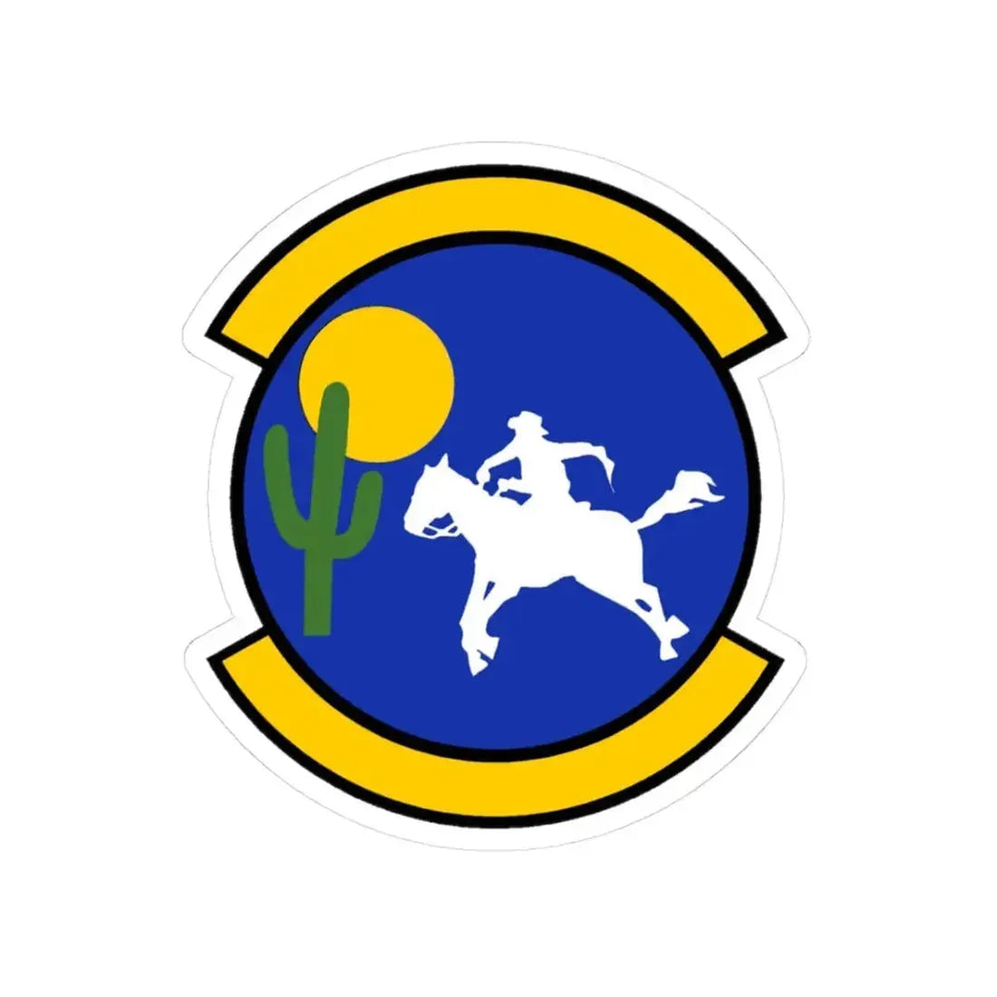 355 Logistics Readiness Squadron ACC (U.S. Air Force) STICKER Vinyl Kiss-Cut Decal 3 Inch White - The Sticker Space