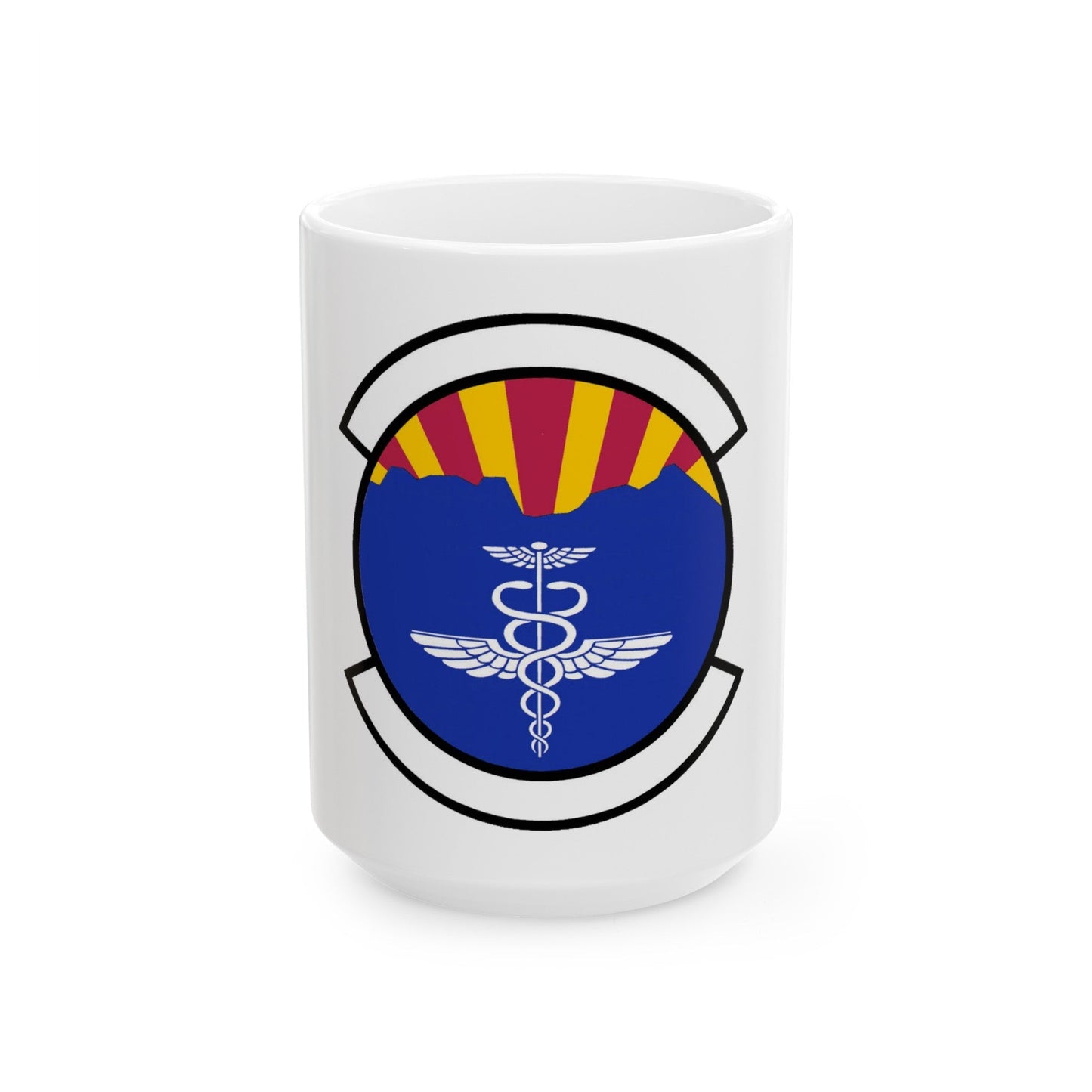 355 Operational Medical Readiness Squadron ACC (U.S. Air Force) White Coffee Mug-15oz-The Sticker Space