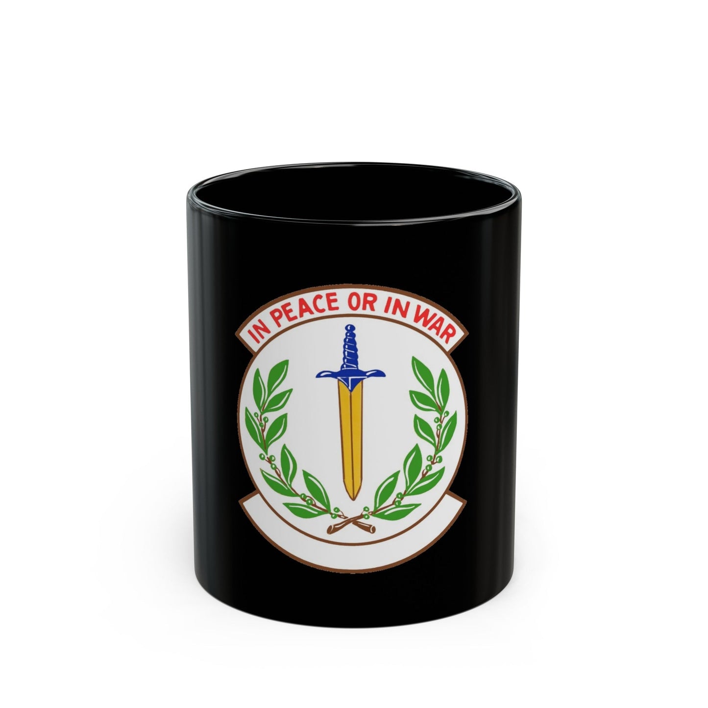 355 Security Forces Squadron ACC (U.S. Air Force) Black Coffee Mug-11oz-The Sticker Space