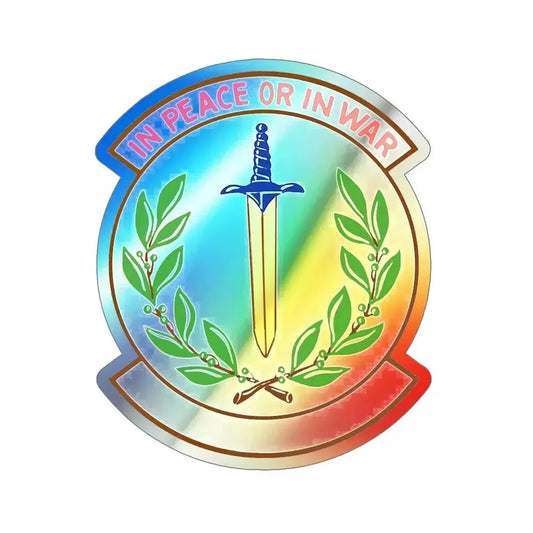 355 Security Forces Squadron ACC (U.S. Air Force) Holographic STICKER Die-Cut Vinyl Decal 6 Inch Holographic - The Sticker Space
