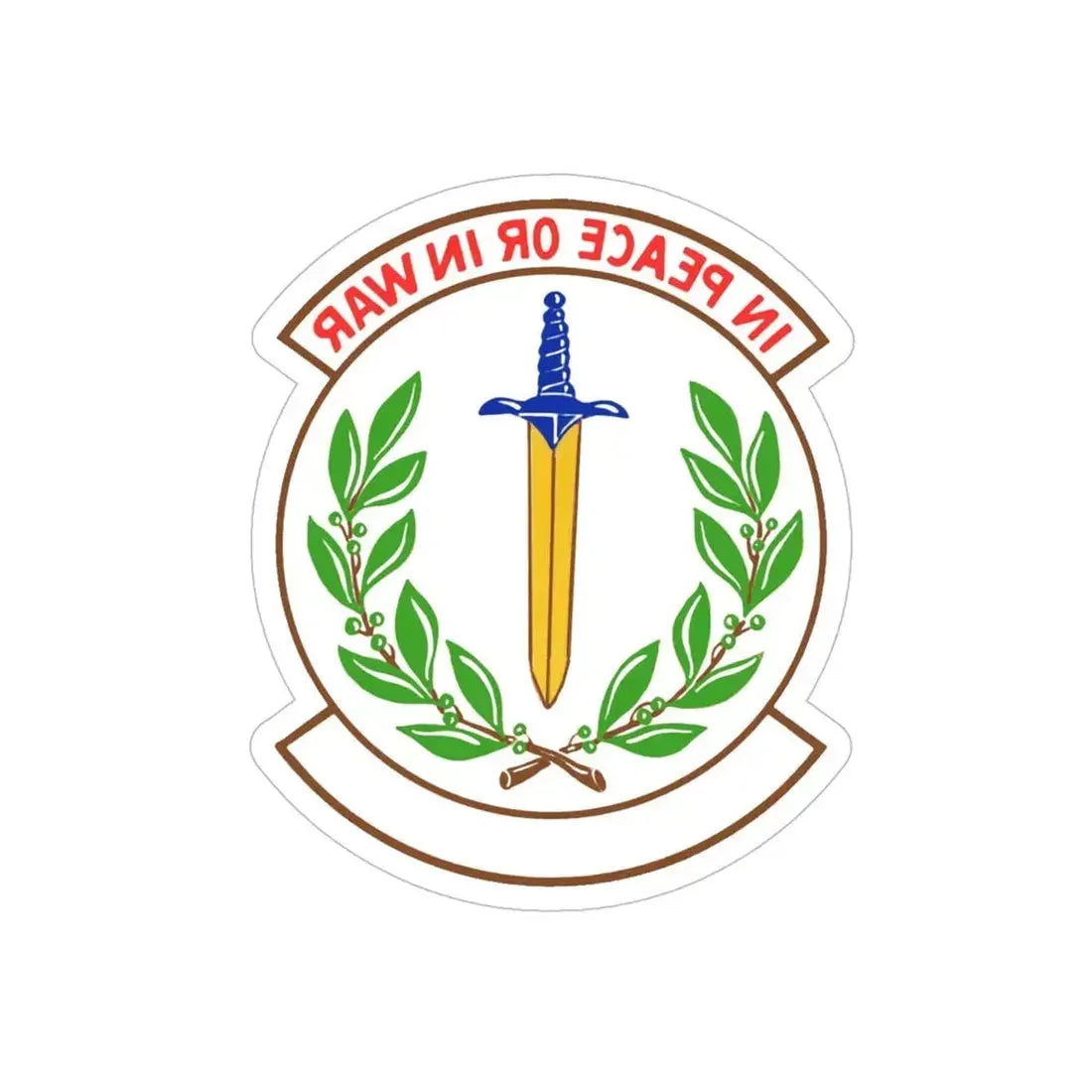 355 Security Forces Squadron ACC (U.S. Air Force) REVERSE PRINT Transparent Die-Cut STICKER - The Sticker Space