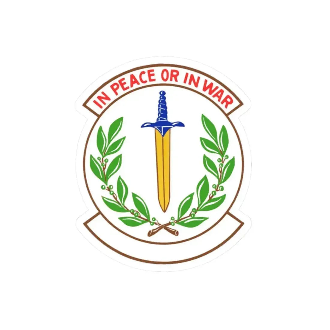 355 Security Forces Squadron ACC (U.S. Air Force) STICKER Vinyl Kiss-Cut Decal 2 Inch White - The Sticker Space