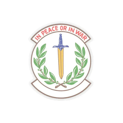 355 Security Forces Squadron ACC (U.S. Air Force) STICKER Vinyl Kiss-Cut Decal 3 Inch Transparent - The Sticker Space